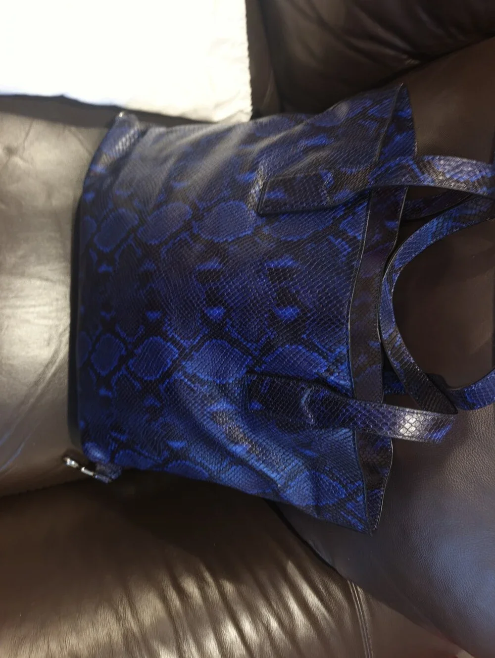 Marc Jacobs Navy Blue Embellished Tote with Mixed Charms